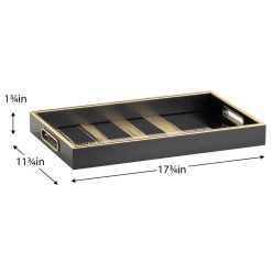 Savoy Gold Stripe Tray -Liquor Specialty Store SavoyGoldStripeTray large