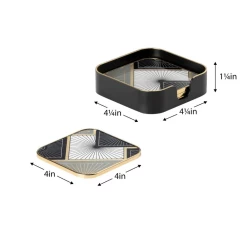 Savoy Radiant Tile Coasters (set Of 4) -Liquor Specialty Store SavoyRadiantCoasters setof4 4