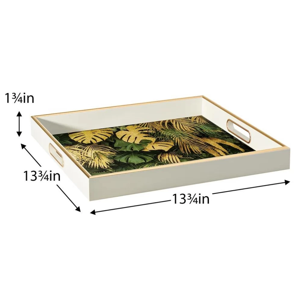 Savoy Tropical Leaves Tray 5 Savoy Tropical Leaves Tray - Image 3
