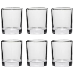 Simple Silver Rim Tumbler -Liquor Specialty Store SimpleSilverRimTumblers 6