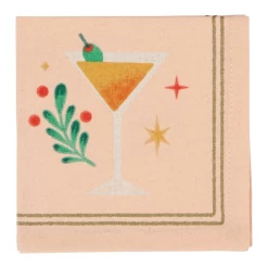 Spirits Bright Cocktail Napkins (set Of 4) -Liquor Specialty Store SpiritsBrightNapkins Martini