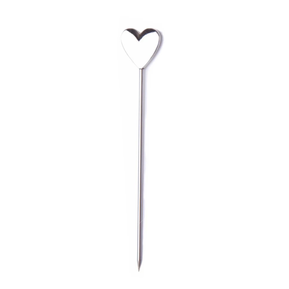 Stainless Steel Heart Cocktail Pin 3 Stainless Steel Heart Cocktail Pin