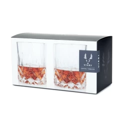 Viski Admiral Cut Crystal Tumblers (set Of 2) -Liquor Specialty Store TF Admiral Cut Crystal Tumbler Set Box 800x800 3