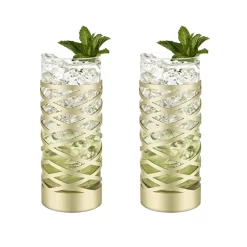 Viski Gold & Crystal Patterned Highball Glasses (set Of 2) -Liquor Specialty Store TF Gold Highball Set 2 Full 800x800 8eb24c92 e0e2 4d3e a7c8 7a1b491f7d8a