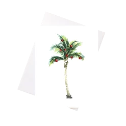 Holiday Palm Tree Greeting Card