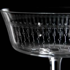 1920 Retro Shallow Fizz Glass -Liquor Specialty Store UB 1920 Retro Fizz Detail