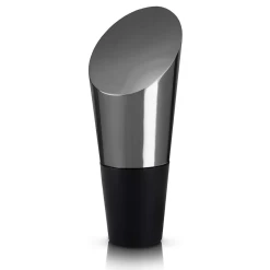 Heavyweight Gunmetal Bottle Stopper By Viski