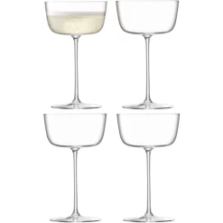 LSA Borough Cocktail Saucers (set Of 4)