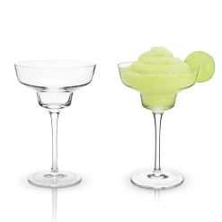 Viski Crystal Margarita Glasses (set Of 2)