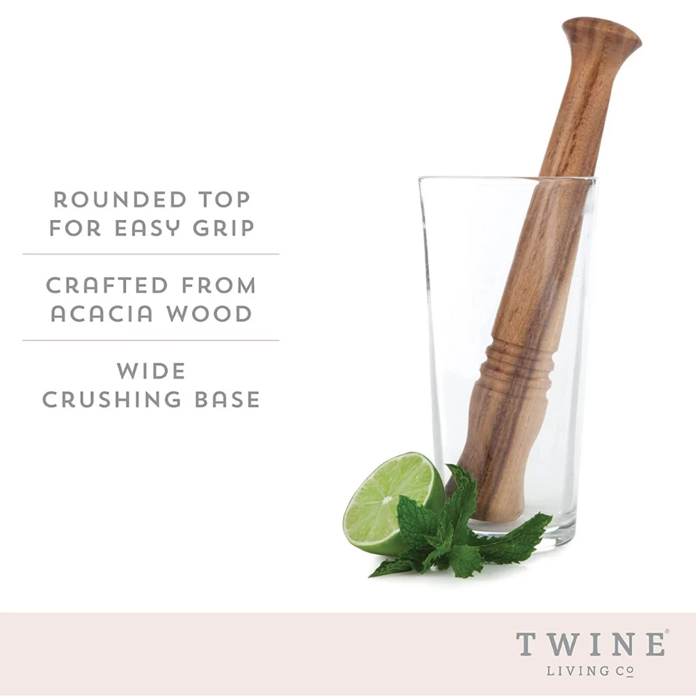 Rustic Wooden Muddler 4 Rustic Wooden Muddler - Image 2