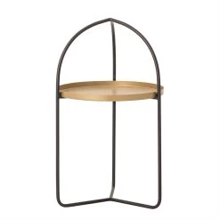 Bloomingville Black + Gold Tray Stand
