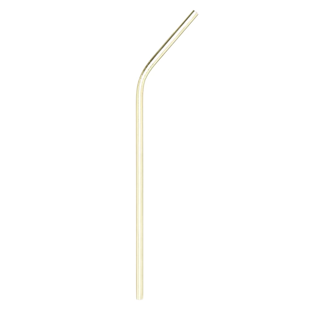 Angled Gold Straws 3 Angled Gold Straws