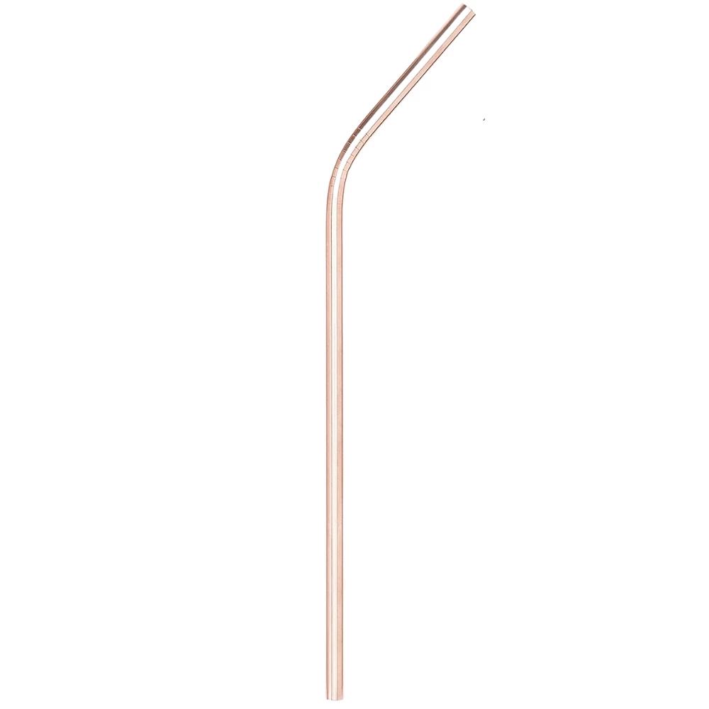 Angled Copper Straws 3 Angled Copper Straws