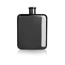 Gunmetal Black Plated Flask