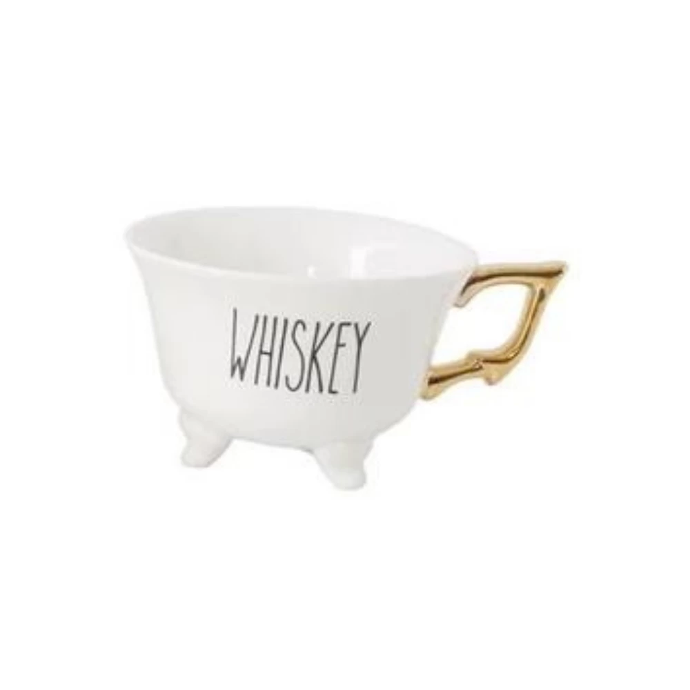 Footed Teacups With Gold Handle 11 Footed Teacups With Gold Handle - Image 9