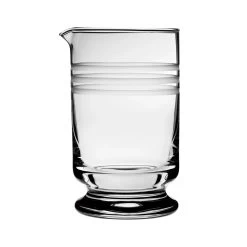 Calabrese Etched Footed Mixing Glass