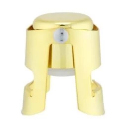 Gold Champagne Stopper By Oenophilia