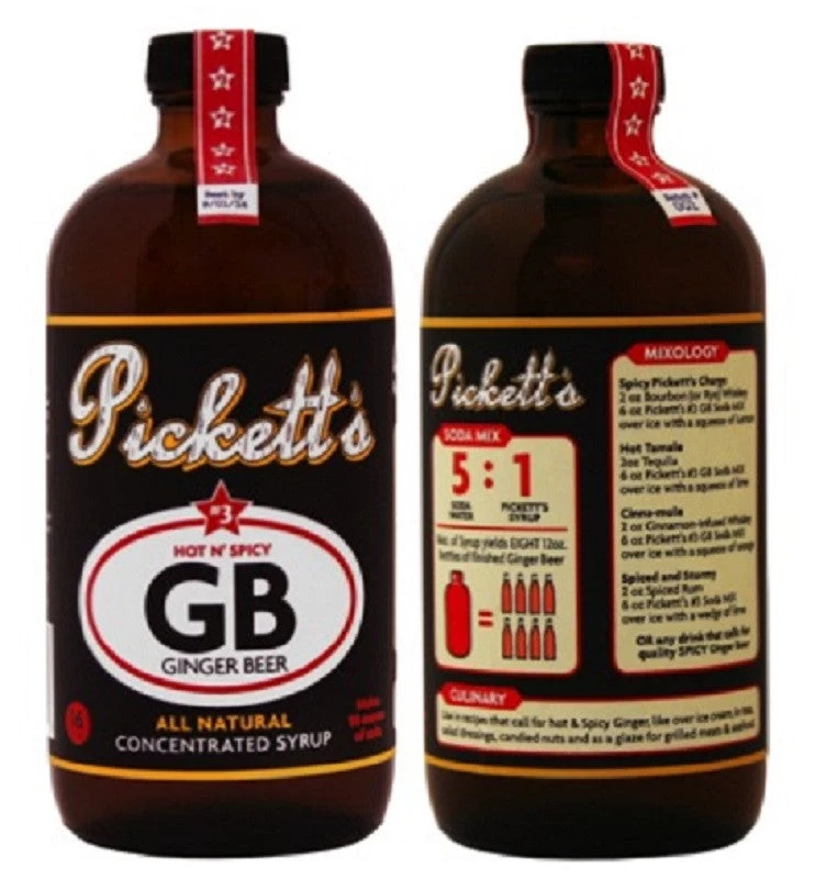 Pickett's Hot N' Spicy Ginger Beer Syrup 4 Pickett's Hot N' Spicy Ginger Beer Syrup - Image 2
