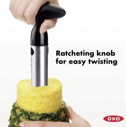 Stainless Steel Ratcheting Pineapple Slicer -Liquor Specialty Store ratchet 2