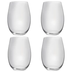 Splendido Stemless Wine Glasses (set Of 4)